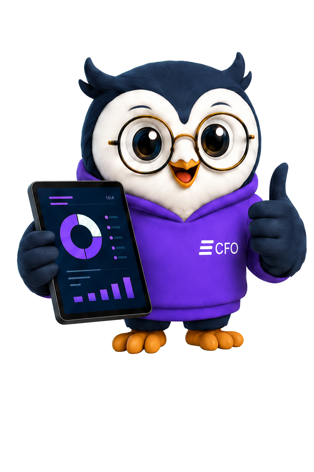 Ollie, Everyone's CFO's trusted owl mascot
